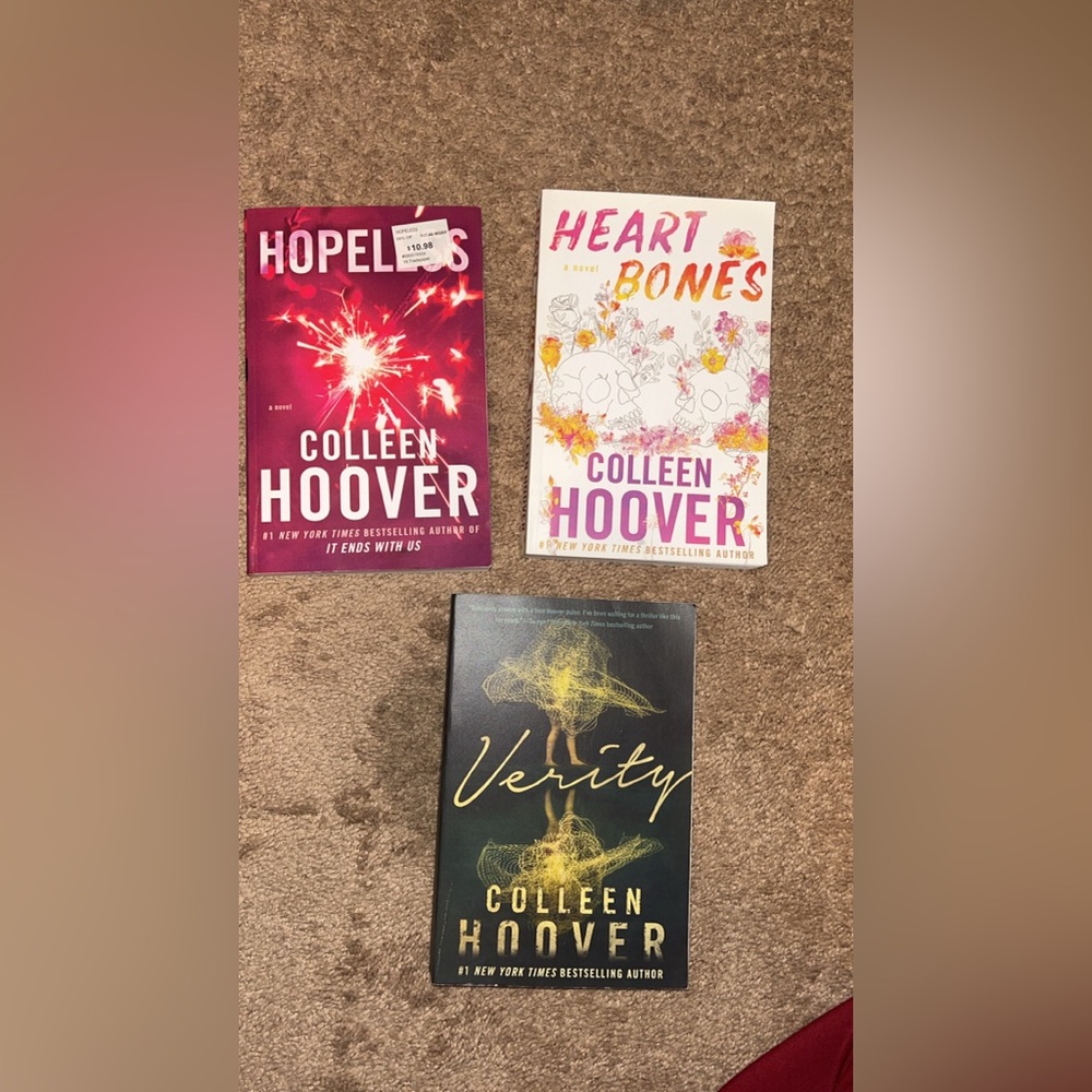 Book Set - Red, White, and Black Covers